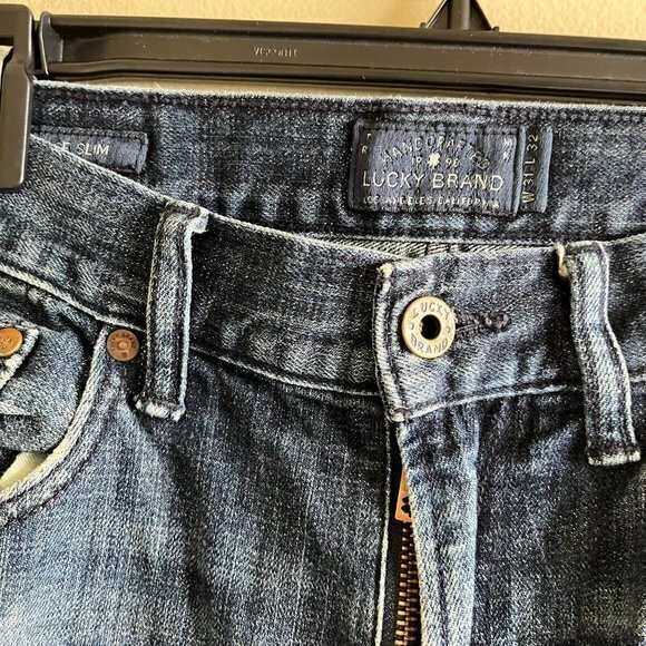 LUCKY BRAND Men's Slim-Fit 121 Heritage Stretch Jeans SIZE‎ W31 X L32 Blue - Picture 3 of 9